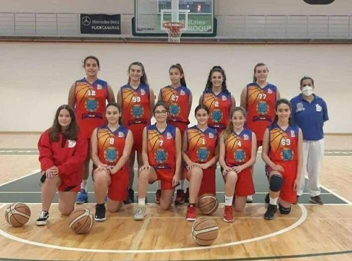Equipo Cadete Femenino del CB Telde/TA.